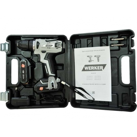 Дрель-шуруповерт Werker CD 1212 Li с 2-мя АКБ Дрель-шуруповерт Werker CD 1212 Li с 2-мя АКБ