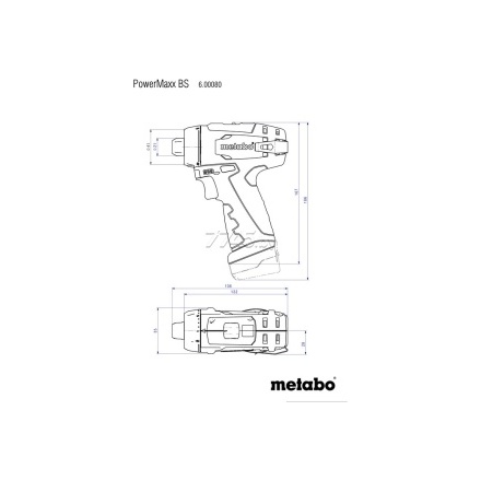 Дрель-шуруповерт аккумуляторная METABO PowerMaxx BS Basic (600080500) Дрель-шуруповерт аккумуляторная METABO PowerMaxx BS Basic (600080500)