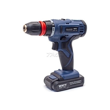 Дрель-шуруповерт аккумуляторная WATT WAS-21Li (1.021.029.10) Дрель-шуруповерт аккумуляторная WATT WAS-21Li (1.021.029.10)