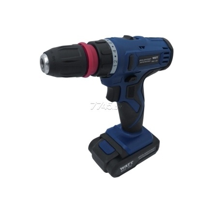 Дрель-шуруповерт аккумуляторная WATT WAS-21Li (1.021.029.10) Дрель-шуруповерт аккумуляторная WATT WAS-21Li (1.021.029.10)