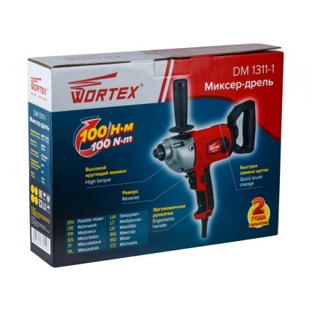 Миксер-дрель WORTEX DM 1311-1 Миксер-дрель WORTEX DM 1311-1