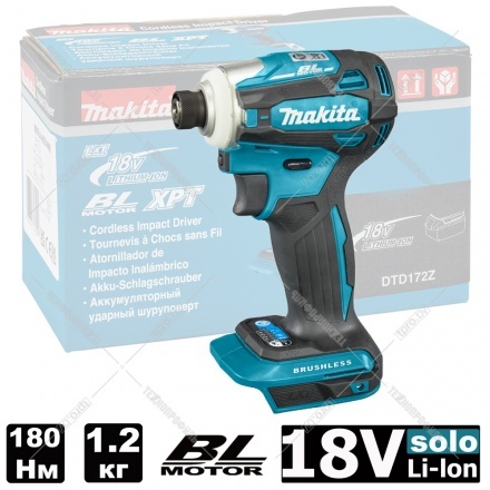 Винтоверт аккумуляторный ударный Makita DTD172Z Винтоверт аккумуляторный ударный Makita DTD172Z