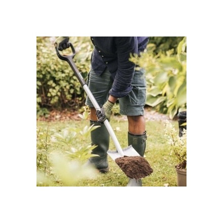 Лопата штыковая FISKARS Xact телескопическая прямая (1066733) Лопата штыковая FISKARS Xact телескопическая прямая (1066733)