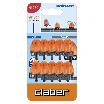 Капельница встраиваемая Claber 0-40л/ч, 10 шт (91232) Капельница встраиваемая Claber 0-40л/ч, 10 шт (91232)
