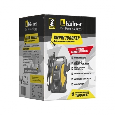 Мойка высокого давления Kolner KHPW 1600FSP Мойка высокого давления Kolner KHPW 1600FSP