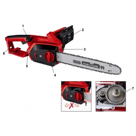 Электропила цепная Einhell GH-EC 2040 Электропила цепная Einhell GH-EC 2040