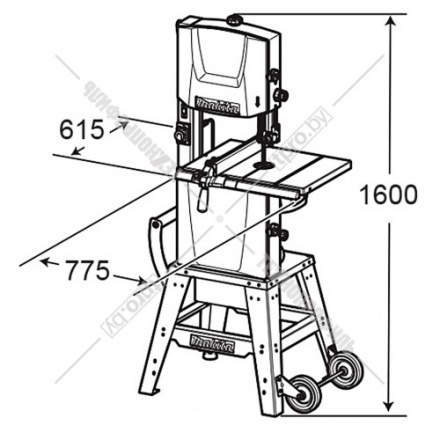 Пила ленточная Makita LB1200F Пила ленточная Makita LB1200F
