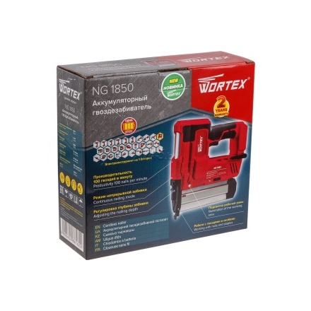 Аккумуляторный гвоздезабиватель WORTEX NG 1850 ALL1 без акб/зу Аккумуляторный гвоздезабиватель WORTEX NG 1850 ALL1 без акб/зу