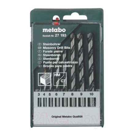 Набор сверл Metabo 627193000