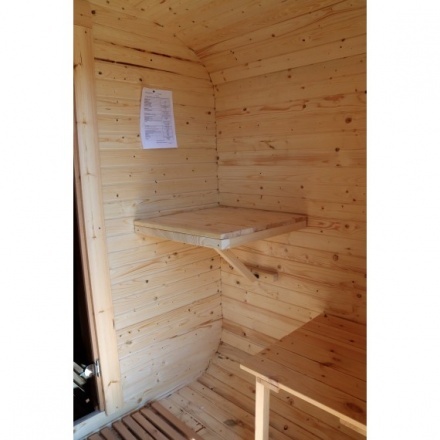 Баня квадро-бочка ComfortProm 5 метров с печным узлом, предбанником, помывочной + козырек Баня квадро-бочка ComfortProm 5 метров с печным узлом, предбанником, помывочной + козырек