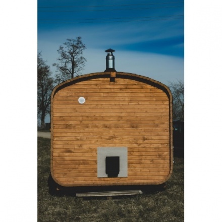 Баня квадро-бочка ComfortProm 4 метра с печным узлом Баня квадро-бочка ComfortProm 4 метра с печным узлом