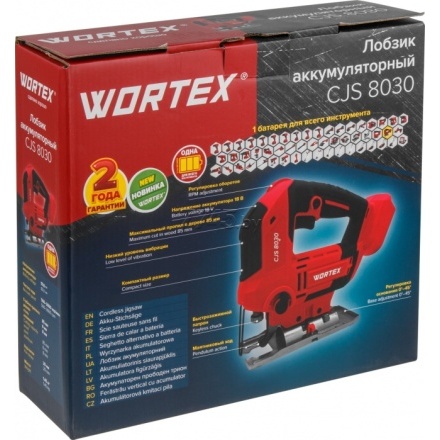 Лобзик аккумуляторный WORTEX CJS 8030 ALL1 (1333370) Лобзик аккумуляторный WORTEX CJS 8030 ALL1 (1333370)