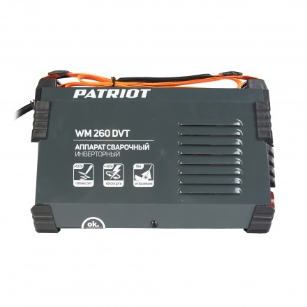 Аппарат сварочный инверторный Patriot WM260DVT MMA Аппарат сварочный инверторный Patriot WM260DVT MMA