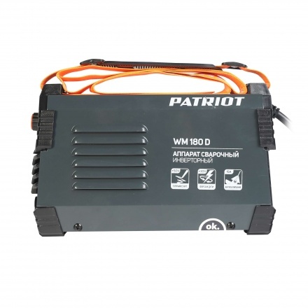 Аппарат сварочный инверторный Patriot WM180D MMA Аппарат сварочный инверторный Patriot WM180D MMA