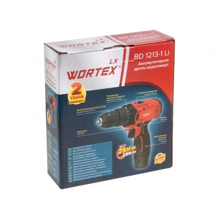 Аккумуляторная дрель-шуруповерт WORTEX LX BD 1213-1 Li (1329350) Аккумуляторная дрель-шуруповерт WORTEX LX BD 1213-1 Li (1329350)