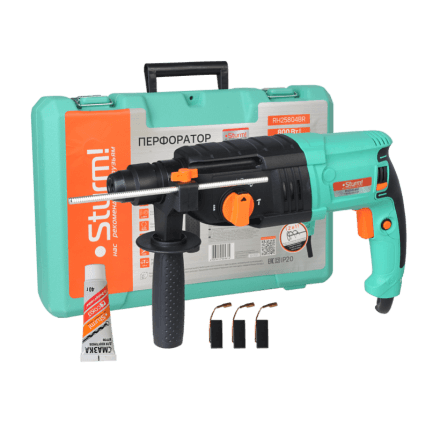 Перфоратор Sturm RH25804BR (800Вт, 3реж.3Дж, кейс) Перфоратор Sturm RH25804BR (800Вт, 3реж.3Дж, кейс)