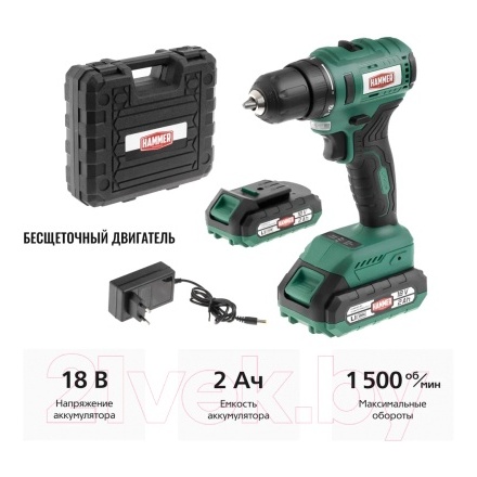 Аккумуляторный шуруповерт Hammer Flex ACD18BL Аккумуляторный шуруповерт Hammer Flex ACD18BL