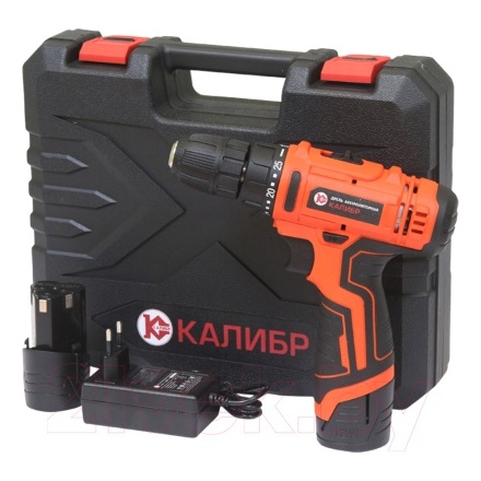 Аккумуляторная дрель-шуруповерт Калибр ДА-12А Аккумуляторная дрель-шуруповерт Калибр ДА-12А