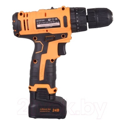 Аккумуляторная дрель-шуруповерт Вихрь ДА-24Л-2КУ (72/14/19) Аккумуляторная дрель-шуруповерт Вихрь ДА-24Л-2КУ (72/14/19)
