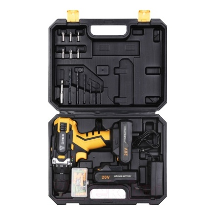 Аккумуляторная дрель-шуруповерт Deko DKCD20FU-Li / 063-4175 Аккумуляторная дрель-шуруповерт Deko DKCD20FU-Li / 063-4175