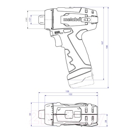 Профессиональная дрель-шуруповерт Metabo PowerMaxx BS Basic Set (600080880) Профессиональная дрель-шуруповерт Metabo PowerMaxx BS Basic Set (600080880)