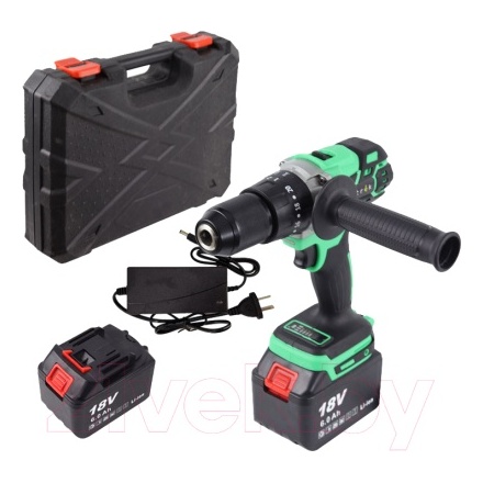 Аккумуляторная дрель-шуруповерт Zitrek Green Impact 18V / 063-4046 Аккумуляторная дрель-шуруповерт Zitrek Green Impact 18V / 063-4046