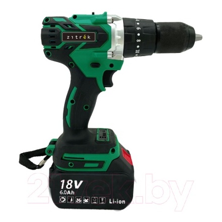 Аккумуляторная дрель-шуруповерт Zitrek Green Impact 18V / 063-4046 Аккумуляторная дрель-шуруповерт Zitrek Green Impact 18V / 063-4046
