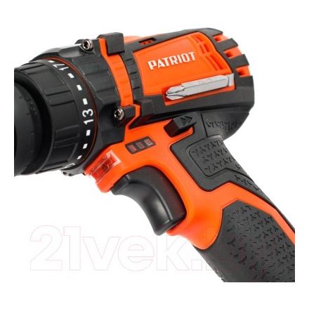 Аккумуляторная дрель-шуруповерт PATRIOT BR 203UES (180201203) Аккумуляторная дрель-шуруповерт PATRIOT BR 203UES (180201203)