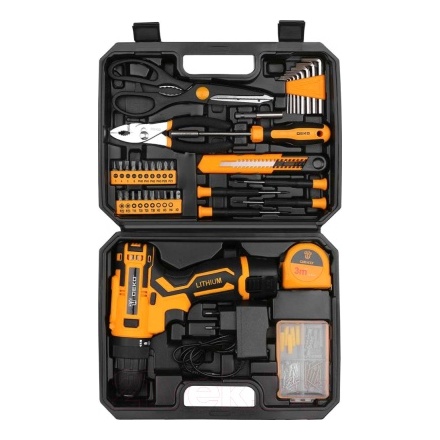 Аккумуляторная дрель-шуруповерт Deko Banger SET 93 / 063-4168 Аккумуляторная дрель-шуруповерт Deko Banger SET 93 / 063-4168