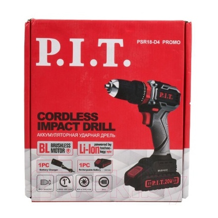 Аккумуляторная дрель-шуруповерт P.I.T PSR18-D4 Promo Аккумуляторная дрель-шуруповерт P.I.T PSR18-D4 Promo