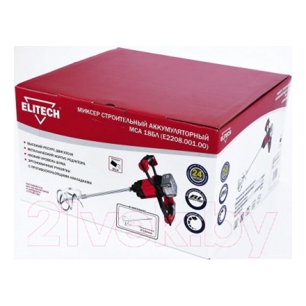 Строительный миксер Elitech МСА 18БЛ (Е2208.001.00) Строительный миксер Elitech МСА 18БЛ (Е2208.001.00)
