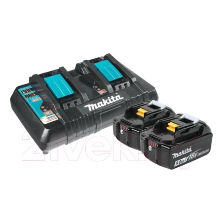Набор аккумуляторов для электроинструмента Makita BL1850B + DC18RD / 191L75-3