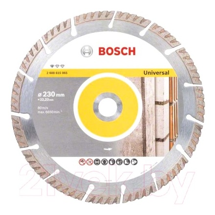 Отрезной диск алмазный Bosch 2.608.615.065