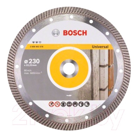 Отрезной диск алмазный Bosch 2.608.602.578