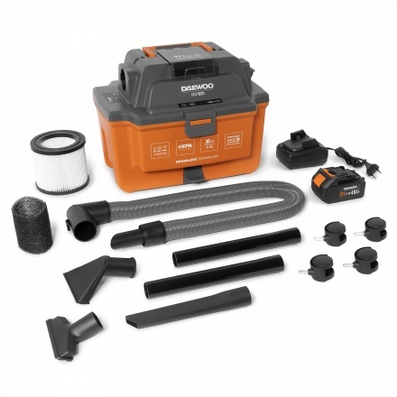 Пылесос строительный аккумуляторный DAEWOO DAVC 1621Li SET Пылесос строительный аккумуляторный DAEWOO DAVC 1621Li SET