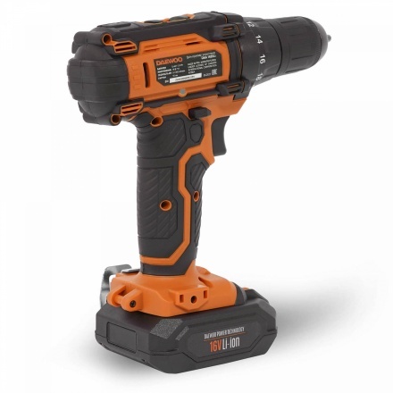 Дрель-шуруповерт аккумуляторная DAEWOO DAA 1620Li Дрель-шуруповерт аккумуляторная DAEWOO DAA 1620Li
