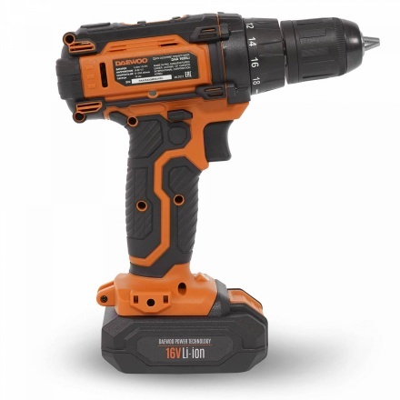 Дрель-шуруповерт аккумуляторная DAEWOO DAA 1620Li Дрель-шуруповерт аккумуляторная DAEWOO DAA 1620Li