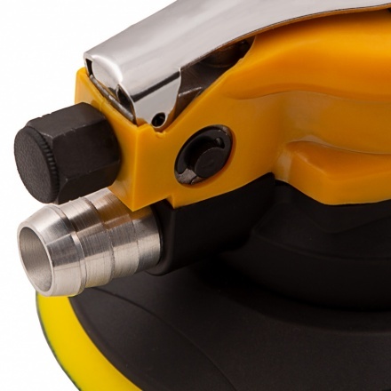 Эксцентриковая шлифовальная машина EPG150, 150 мм, 10000 об/мин, 5 мм, 160 л/мин Denzel Эксцентриковая шлифовальная машина EPG150, 150 мм, 10000 об/мин, 5 мм, 160 л/мин Denzel