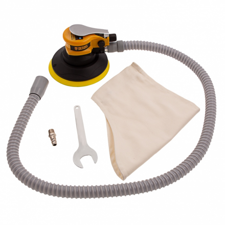 Эксцентриковая шлифовальная машина EPG150, 150 мм, 10000 об/мин, 5 мм, 160 л/мин Denzel Эксцентриковая шлифовальная машина EPG150, 150 мм, 10000 об/мин, 5 мм, 160 л/мин Denzel