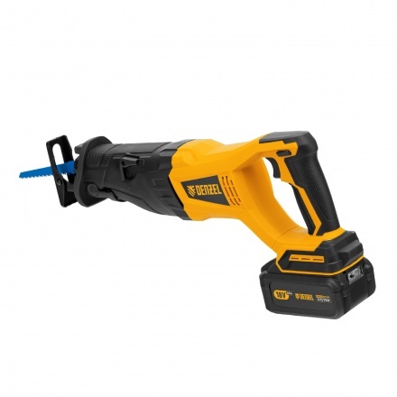 Пила сабельная аккумуляторная бесщет BRC-120, 18В Li-Ion Denzel Пила сабельная аккумуляторная бесщет BRC-120, 18В Li-Ion Denzel