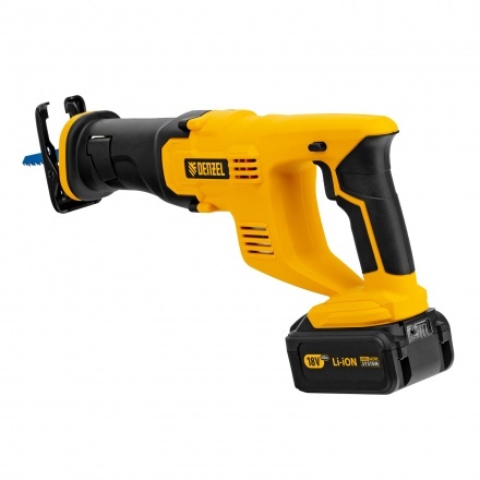 Пила сабельная аккумуляторная CRC-115, 18В Li-Ion Denzel Пила сабельная аккумуляторная CRC-115, 18В Li-Ion Denzel