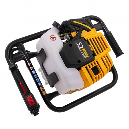 Мотобур DX-52, объём двигателя 52 см3, соединение 20 мм, без шнека Denzel Мотобур DX-52, объём двигателя 52 см3, соединение 20 мм, без шнека Denzel