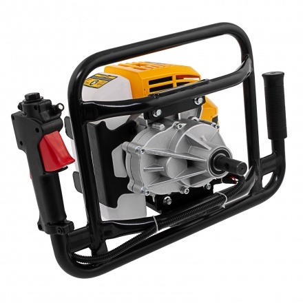 Мотобур DX-52, объём двигателя 52 см3, соединение 20 мм, без шнека Denzel Мотобур DX-52, объём двигателя 52 см3, соединение 20 мм, без шнека Denzel