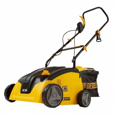 Скарификатор-аэратор электрический SAE-1500, 1500 Вт, -11/+5 см, 32 cм Denzel Скарификатор-аэратор электрический SAE-1500, 1500 Вт, -11/+5 см, 32 cм Denzel