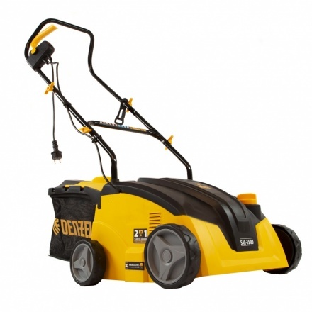 Скарификатор-аэратор электрический SAE-1500, 1500 Вт, -11/+5 см, 32 cм Denzel Скарификатор-аэратор электрический SAE-1500, 1500 Вт, -11/+5 см, 32 cм Denzel