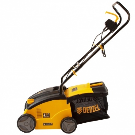 Скарификатор-аэратор электрический SAE-1500, 1500 Вт, -11/+5 см, 32 cм Denzel Скарификатор-аэратор электрический SAE-1500, 1500 Вт, -11/+5 см, 32 cм Denzel