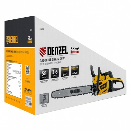 Пила цепная бензиновая Denzel DS-5820 Пила цепная бензиновая Denzel DS-5820