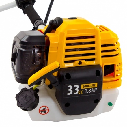 Триммер бензиновый DT 33S, 33 см3, 1.8 л с, разъемная штанга, состоит из 2 частей Denzel Триммер бензиновый DT 33S, 33 см3, 1.8 л с, разъемная штанга, состоит из 2 частей Denzel