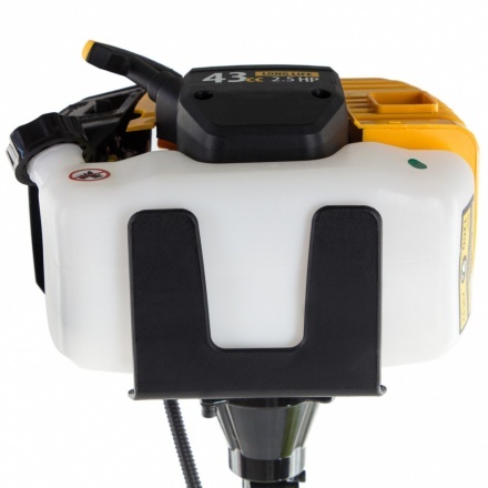 Триммер бензиновый DT 43, 43 см3, 2.5 л с, неразъемная штанга, состоит из 2 частей Denzel Триммер бензиновый DT 43, 43 см3, 2.5 л с, неразъемная штанга, состоит из 2 частей Denzel