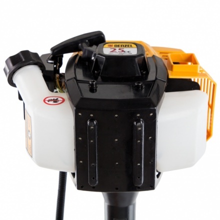 Триммер бензиновый DR-25, 25 см3, неразъемная штанга, состоит из 2 частей Denzel Триммер бензиновый DR-25, 25 см3, неразъемная штанга, состоит из 2 частей Denzel